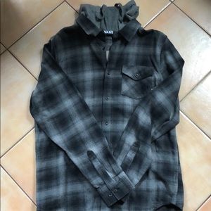 Flannel with hoody